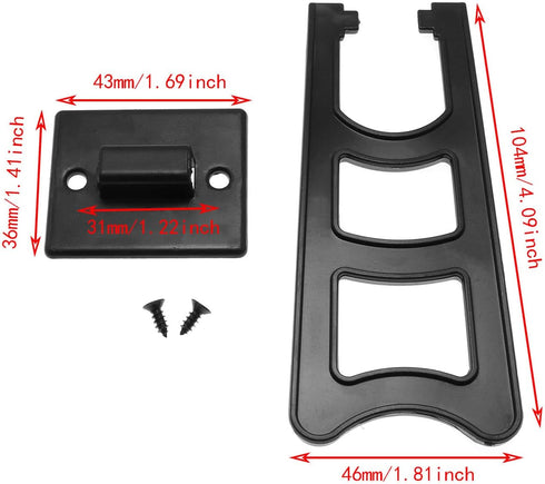 Maxmoral 6PCS 4.64'' Plastic Picture Frame Easel Back Stand, Frame Easel Back Support Photo Picture Frame Easel Back Stand, Frame Back Stand, Pict...