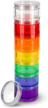 7 Day Medicine Pill Organizer - Stackable Pill Box - Fits Small Tablets & Vitamin Supplements, Keep Your Daily Medicine Organized in One Place - M...