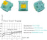 Gateron Jade Series G Pro Milky Yellow Linear Keyboard Switch,5-Pin 55gf Pre-lubed Gaming Keyboard Switch Compatible with All MX Mechanical Keyboa...