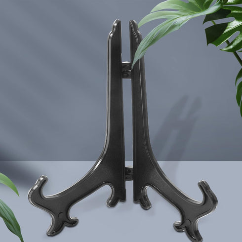 12 Pieces Picture Easel Stand, Black plate Stand, 7 Inch Card Display Stand, Display Holder for Picture Photos Decoration...