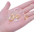 BronaGrand 100pcs Lever Back Earring French Hook Ear Wire Open Loop for Jewelry Making,Gold and Silver...