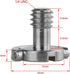 Haoge 1/4"-20 D-Ring Stainless Steel Mounting Fixing Screw for Camera Tripod Monopod Quick Release Plate (Pack of 2)...