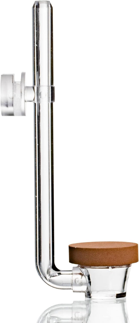 TWINSTAR CO2 Diffuser | Freshwater Aquariums up to 120 gallons | Ultra Clear Acrylic - Made in South Korea | Extremely Fine Pearls | More Porous M...