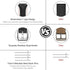 JOYOZY Compatible with Samsung Galaxy Active 2 Watch Band, Genuine Leather Band for Galaxy Watch 7/6/FE/5/4 40mm 44mm/Watch 5 Pro/Watch 6/4 Classi...
