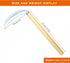 SHANFEEK Grass Sickle Japanese Weeding Hoe Garden Hand Tool Weeding Tools for Garden High-Strength Steel with Solid Wood Handle (Beige)...