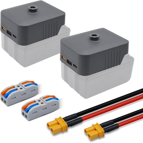 Bosch Battery Converter, Makita Battery Adapter, Power Source Inverter with USB Charger Outlets for Makita/Bosch 12V 18V Power Tools Battery for R...