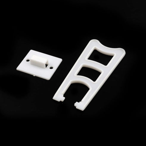 T Tulead White Picture Frame Easel Back 4.64-Inch Plastic Frame Easel Back Stand Photo Frame Back Stand 10PCS for Picture Photo Frame...