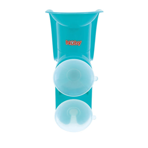 Nuby Penguin Slide Bath Toy Play Set with 4 Bath Squirters - Baby Bath Toys for Boys and Girls 12+ Months - Suction Cup Toy Attaches to Shower Wal...