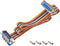 uxcell IDC Rainbow Wire Flat Ribbon Cable DB15 Male to DB15 Female Connector 2.54mm Pitch 19.7inch Length...