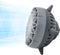 Yinuoday Table Air Circulator Fan Cooling Fans with Smart Sensor Rechargeable Desk Personal Fan with 5 Wind Modes No Button Design for Home Bedroo...