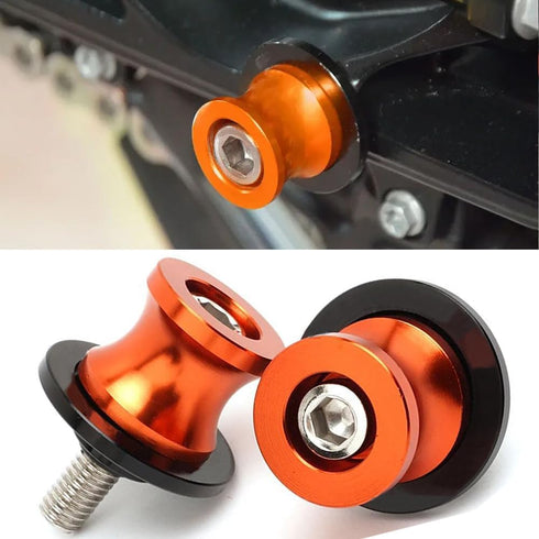 Universal DUKE Spools M10 *1.25 + M10*1.5-2pcs 10mm Swing arm Sliders Spools for Duke 125 200 390 RC125 RC390 FZR 1000/600R/400 Z750 ER-6F ER-6N V...