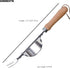 GREBSTK Garden Manual Weeding Tools Stainless Steel Beech Handle Shovel for Weeding, Cultivating, Transplanting, Digging...
