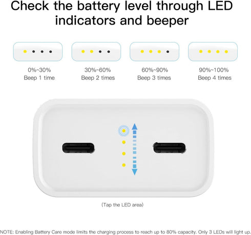 10000mAh Portable Power Bank, 2-Port Slim USB C Charger, High-Speed Charging Compatible with Multiple Devices iPhone 15/14/13 Series, Samsung Gala...