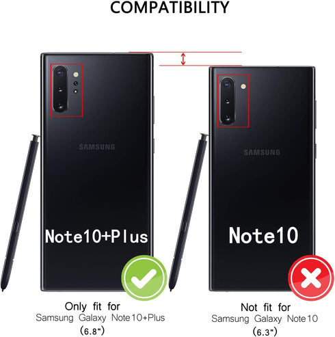 Samsung Galaxy Note 10+ Plus Wallet Case,Magnetic Stand Flip Protective Cover Leather Flip Case with ID & Credit Card Slots Cash Pockets for Samsu...