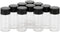 JIUWU 10pcs 5ml 1/6 Oz Scaled Clear Glass Vials Sample Transparent Liquid Bottles Screw Cap Lab Container...