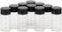 JIUWU 10pcs 5ml 1/6 Oz Scaled Clear Glass Vials Sample Transparent Liquid Bottles Screw Cap Lab Container...