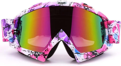 Dirt Bike Goggles, ATV Goggles motorcycle goggles, UTV MX OTG Accessories Goggle Glasses & Anti Fog Ski Goggles, Racing Skiing Dirtbike Goggles fo...