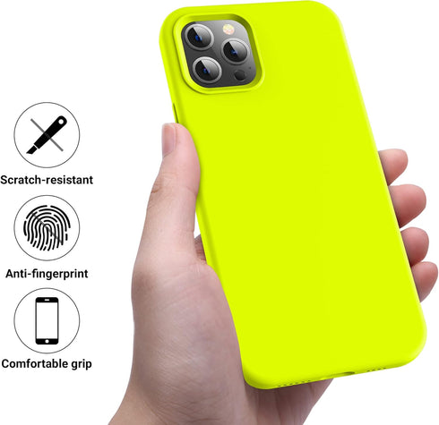 OTOFLY for iPhone 12 Pro Max Case, Military-Grade Protection, Shockproof Silicone, Anti-Fingerprint & Anti-Slip, Phone Case for iPhone 12 Pro Max,...
