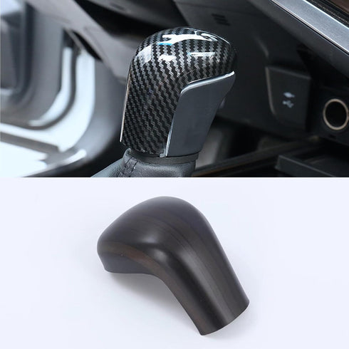 Carbon Fiber Gear Shift Knob Cover Trim Compatible with Toyota Corolla Cross 2022 2023 Interior Decoration ABS Head Cover Sticker (Carbon Fiber)...