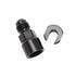 Edelbrock 644113 EFI Adapter Fitting -6 An Male To 5/16" Sae Quick DiSConnect Female SCrew Type Blk Anodized Finish....
