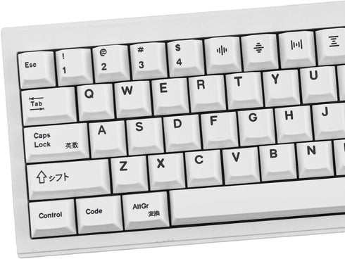 Gliging 135 Keys PBT Keycaps Cherry Profile DYE-Sub White Theme Minimalist Style Suitable for Mechanical Keyboard...