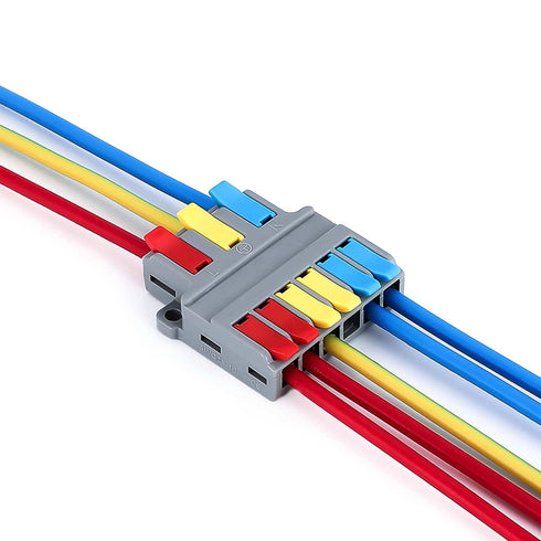Robust Lever Wire Kit: Quick Connect Electrical Splicing, Compact Conductor 28-12 AWG for Reliable Inline Circuits (LT-636, 10)...