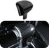 Sport Style Gear Shift Knob Cover Sticker Head Trim for Au-di A4 A5 A6 S6 A7 S7 Q5 Q7 (ABS with Carbon Fiber Pattern)...