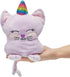 BLUE PANDA Small Reversible Caticorn Plush Toy, Lavender and White Caticorn Plushie with Rainbow Horn (6 x 12 in)...