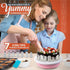RFAQK 100pcs Cake Pan Sets for Baking + Cake Decorating Supplies: 3 Non-Stick Springform Pans Set (4, 7, 9 inches), Icing Tips, Cake Leveler – Mul...
