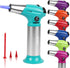 TBTEEK Butane Torch T901, Kitchen Torch Cooking Torch with Safety Lock & Adjustable Flame for Cooking, BBQ, Baking, Brulee, Creme, DIY Soldering(B...