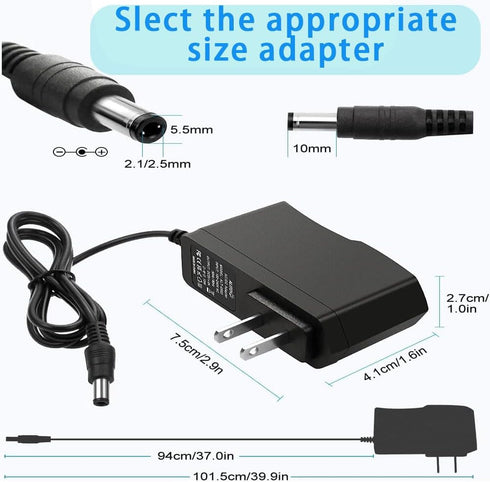 6V 1A Power Supply Adapter 6V 1A Power Supply 100V-240V AC Power Adapter Wall Charger for Arm Blood Pressure/Little Sewing Machine/Soap Dispenser/...