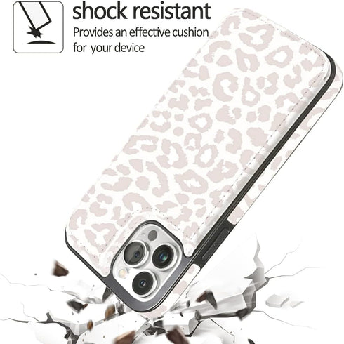 uCOLOR Flip Leather Wallet Case Card Holder for iPhone 12 Pro/12 Women and Girls with Card Holder Kickstand Marble Design Compatible with iPhone 1...
