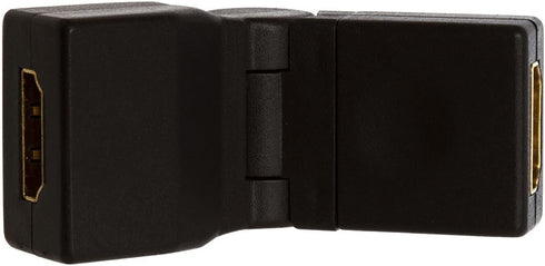 Cmple - HDMI Female to HDMI Female Extender HDMI Port Saver Swivel Adapter, 4K 3D Female to Female HDMI Swiveling Extension (90 Degree Up & Down) ...