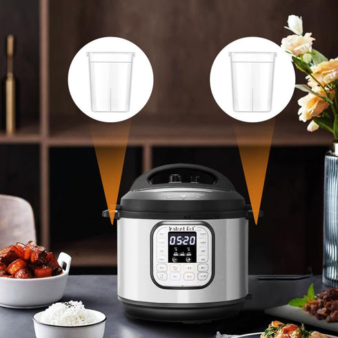 Condensation Collector Replacement for Instant Pot DUO, Duo Plus, ULTRA, LUX, 5, 6, 8 Quart All Series Ultra 60, DUO60, DUO89 and LUX80 (2 Pcs)...