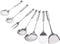UPKOCH 7pcs Cooking Utensils Set Stainless Steel Kitchenware Cooking Soup Ladle Shovel Strainer Cooking Tool for Kitchen...