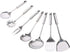 UPKOCH 7pcs Cooking Utensils Set Stainless Steel Kitchenware Cooking Soup Ladle Shovel Strainer Cooking Tool for Kitchen...
