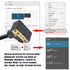 chenyang VGA RGB 3COAX+6C 90 Degree Down Angled Extension Cable for Monitor Projector Computer...