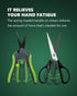 6.5" Gardening Scissors, Sharp Plant Trimming Scissors for Precise Cuts, Stainless Steel Pruning Shears Bonsai Clippers (1-Pack Straight)...