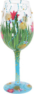 Enesco 6008340 Designs by Lolita Firefly Hand-Painted Artisan Wine Glass, 15 Ounce, Multicolor...