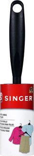 SINGER Fabric Lint Roller, 65 Sticky Sheets for Removing Pet Hair and Dust from Clothing, Carpet, and Furniture...