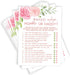Printed Party Baby Shower Game, Guess Who Mommy or Daddy, Floral, 50 Cards...