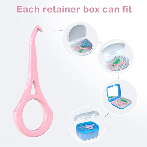 ARGOMAX - Aligner Removal Tool, 2 Retainer Remover Tool, Invisible Braces Removal Tools, Suitable for Removing Braces, Trays, Retainers, Dentures ...