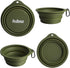 PetBonus 2-Pack Large Silicone Collapsible Dog Bowls, 34oz/1000ml BPA Free Portable Foldable Travel Bowl for Pet Cat, Food Water Feeding Dish for ...