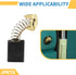 4 Pcs CB154/CB153 Carbon Brushes Compatible with Makita - Repalces 194986 181047-4 957805410 643152-0 643153-8 643154-6 Power Tools...