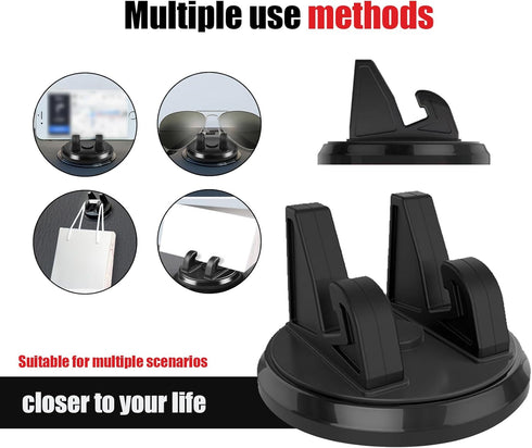 Pack-1 Car Dashboard Cell Phone Holder, 360 Degree Rotation Navigation Bracket, Car Universal Dashboard Phone Holder, for Most Cars, SUVs and Vans...