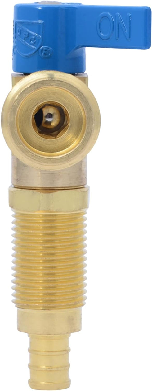 SharkBite 1/2 Inch Crimp Washing Machine Valve, Cold, Brass Plumbing Fitting, PEX Pipe, PE-RT, 24813A...