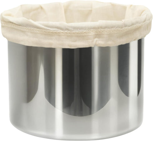 Reusable Jelly Strainer Bags - 100% Organic Cotton Juice Strainer Bags - Large, Reusable, Washable, and Biodegradable Kefir, Kava, Pulp & Yogurt S...
