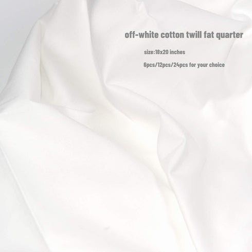 Pre-Cut Fat Quarter Quilting Cotton Off White Fabric Bundles,18x20 Inch Rose Flavor(6pcs)...