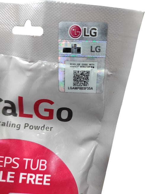 LG ScaLGo Original Descaling Powder For Washing Machines 100 Gram (With Authenticity Scan Code)...