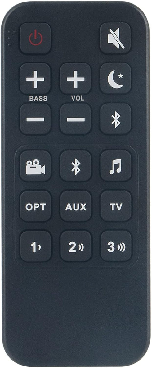 Replacement Remote Control fit for Polk Audio Sound Bar Signa S1 Signa S2 Signa S3 RE6214-1 Soundbar RTRE62141 RE6214-1 RE62141 Signa SIGNAS1 S2 S...